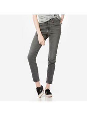 Levi’s 501 Skinny Jeans Size 25 Grey